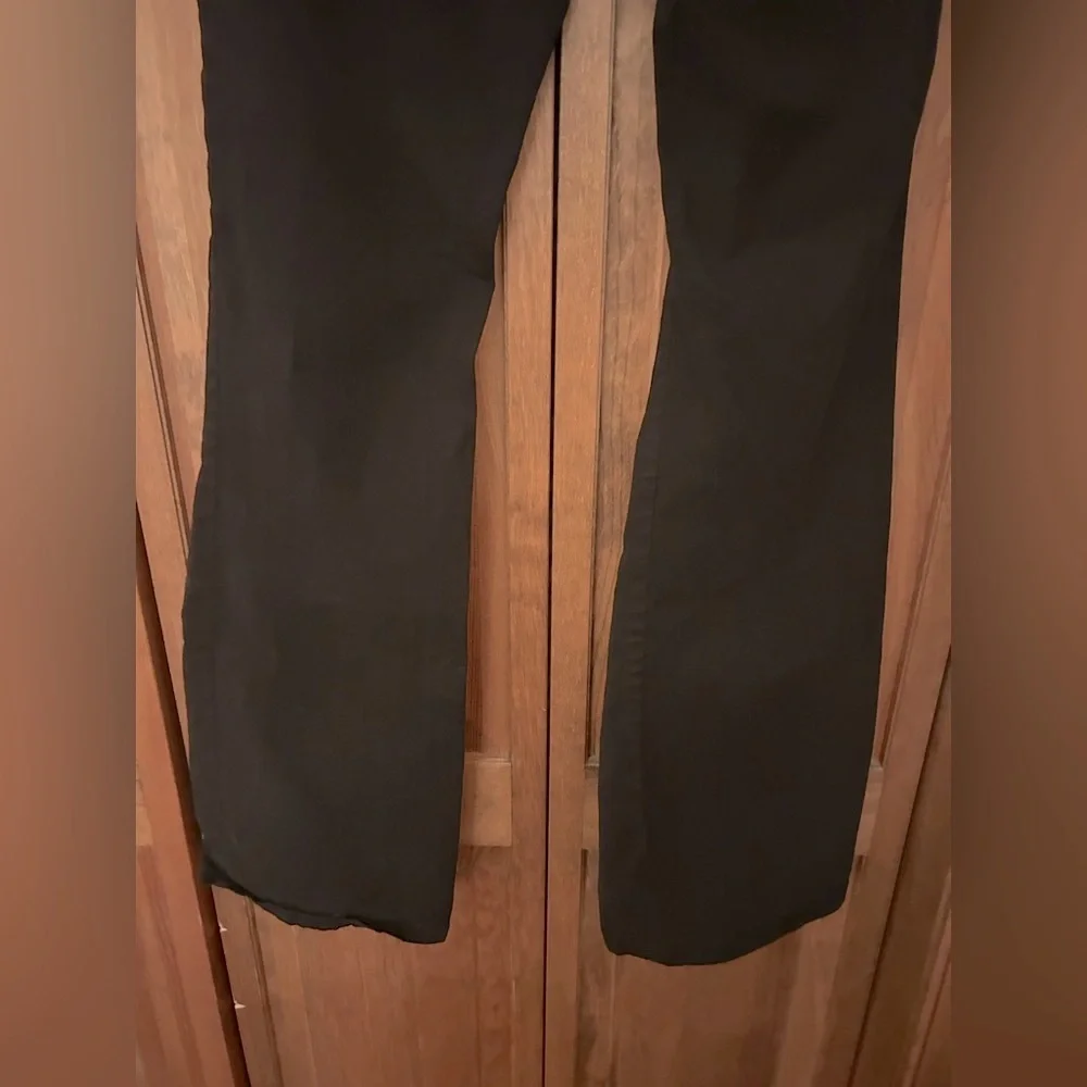Brandy Melville J. Galt Women Black Agatha Low Rise Boot Cut Cotton Blend Pants